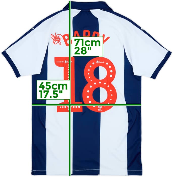 2018-19 West Brom Home Shirt Barry #18 - 10/10 - (S)