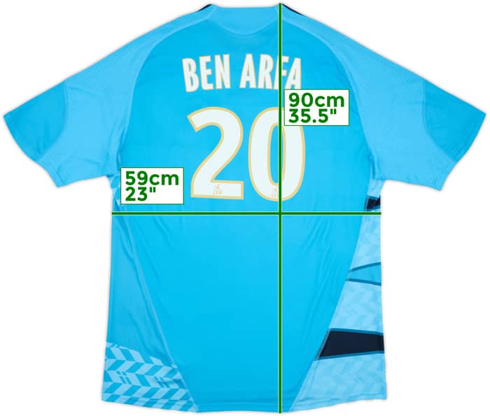 2009-10 Olympique Marseille Away Shirt Ben Arfa #20 - 9/10 - (XXL)