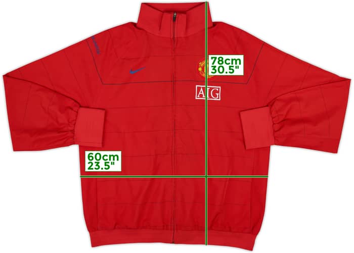 2008-09 Manchester United Nike Track Jacket - 6/10 - (XL)