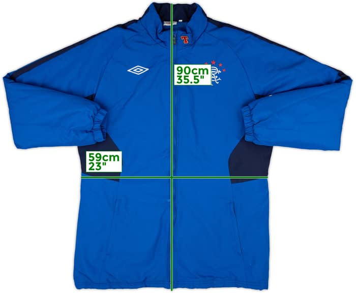 2010-11 Rangers Umbro Padded Bench Coat - 7/10 - (L)