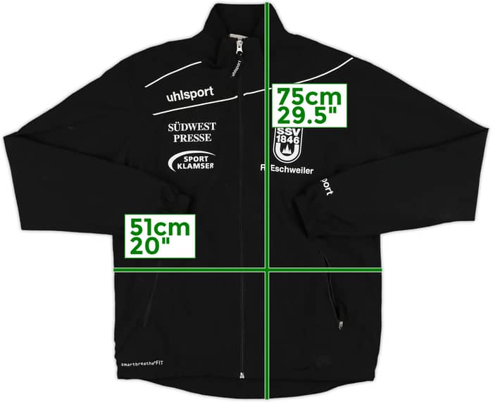 2018-19 Ulm Uhlsport Track Jacket - 8/10 - (S)