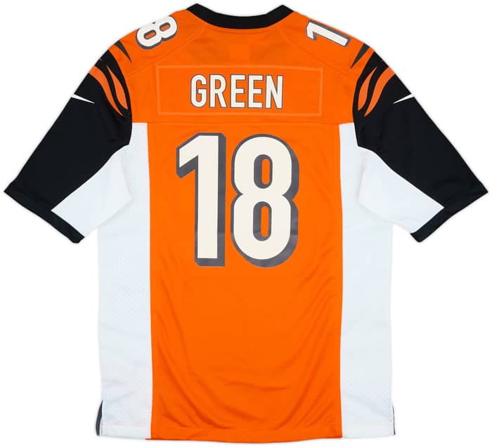 2012-20 Cincinnati Bengals Green #18 Nike Game Alternate Jersey (M)