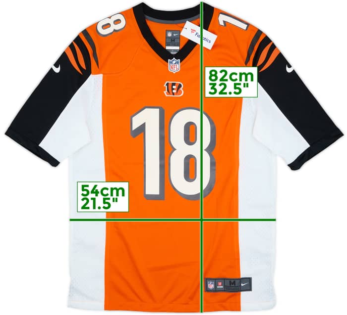 2012-20 Cincinnati Bengals Green #18 Nike Game Alternate Jersey (M)