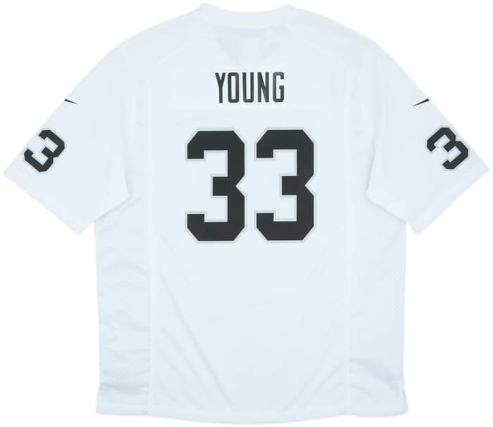 2023 Las Vegas Raiders Young #33 Nike Game Away Jersey (XL)