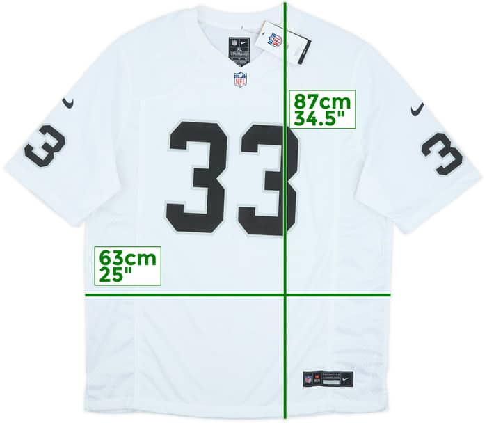 2023 Las Vegas Raiders Young #33 Nike Game Away Jersey (XL)