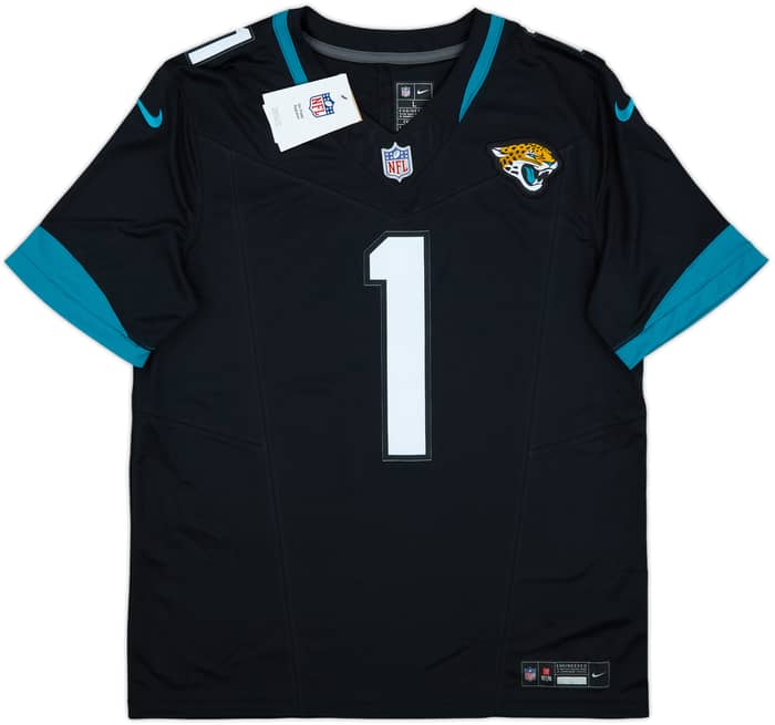 2023-24 Jacksonville Jaguars Etienne Jr #1 Nike Limited Alternate Jersey (L)