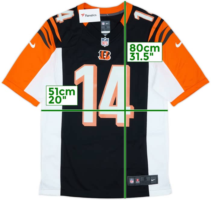 2012-19 Cincinnati Bengals Dalton #14 Nike Game Home Jersey (S)