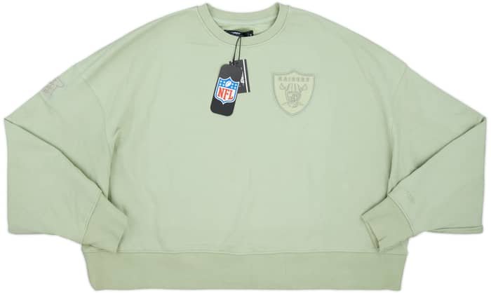 2023 Las Vegas Raiders Pro Standard Crop Sweat Top Womens (XL)