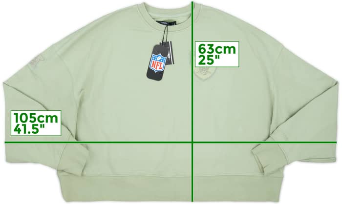 2023 Las Vegas Raiders Pro Standard Crop Sweat Top Womens (XL)