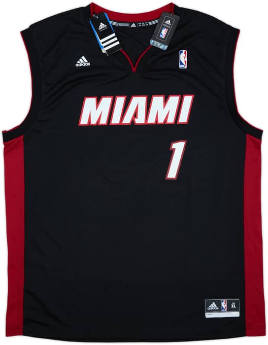 2012-14 Miami Heat Bosh #1 adidas Away Jersey (XL)