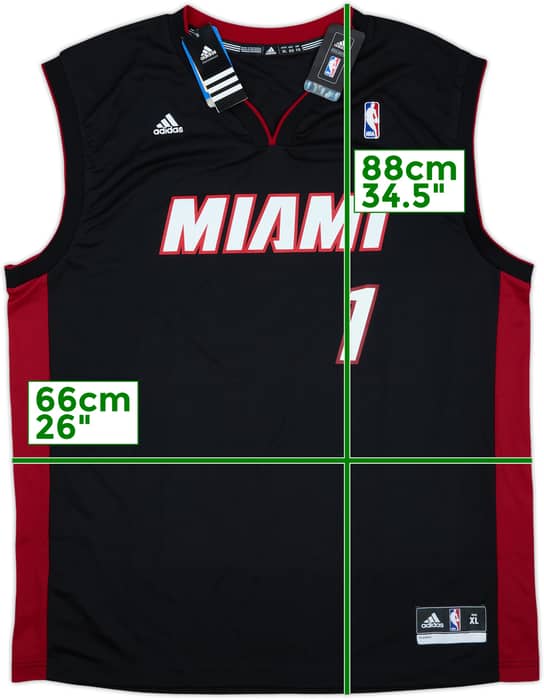 2012-14 Miami Heat Bosh #1 adidas Away Jersey (XL)