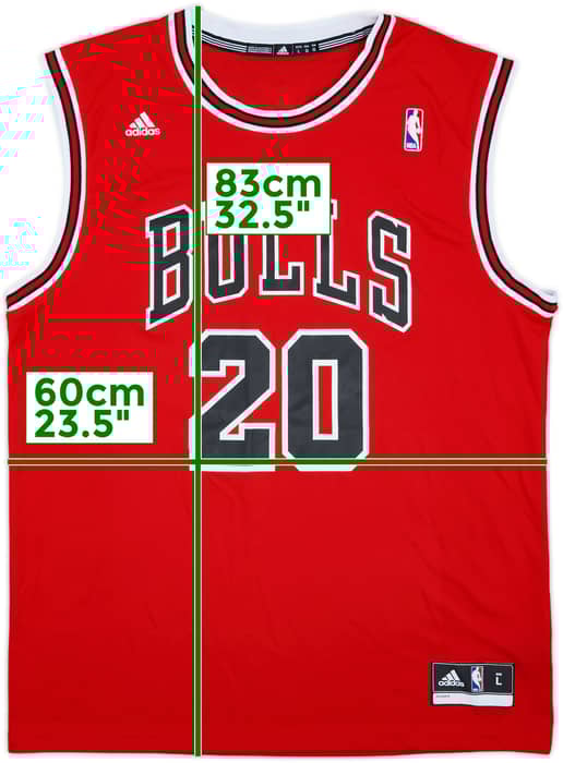 2013-14 Chicago Bulls Snell #20 adidas Away Jersey (L)