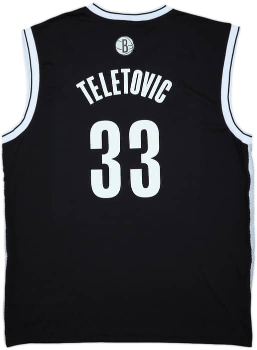 2012-14 Brooklyn Nets Teletovic #33 adidas Away Jersey (XL)
