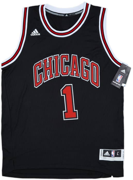 2015-16 Chicago Bulls Rose #1 adidas Swingman Alternate Jersey (L)
