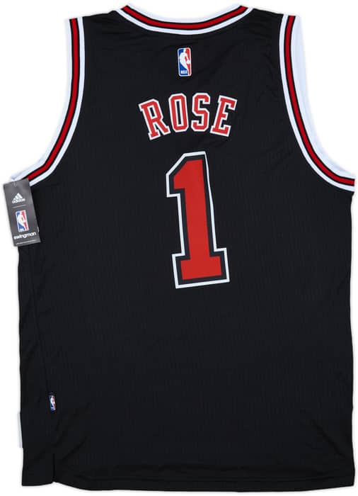 2015-16 Chicago Bulls Rose #1 adidas Swingman Alternate Jersey (L)