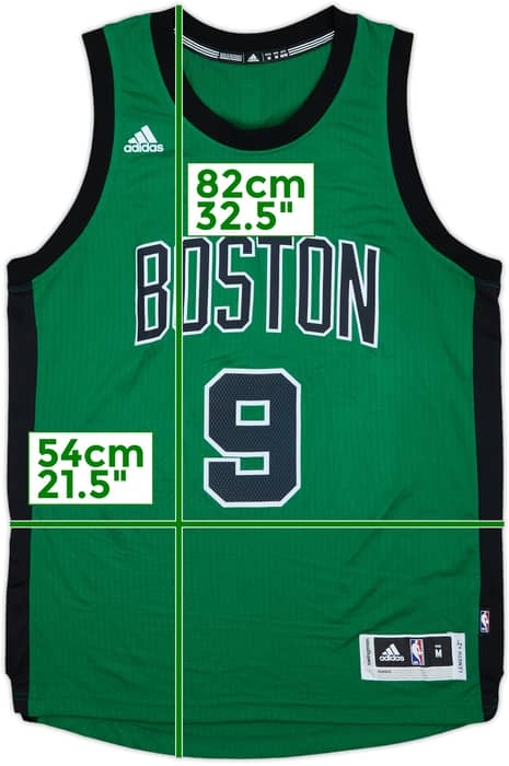 2014 Boston Celtics Rondo #9 adidas Swingman Alternate Jersey (M)
