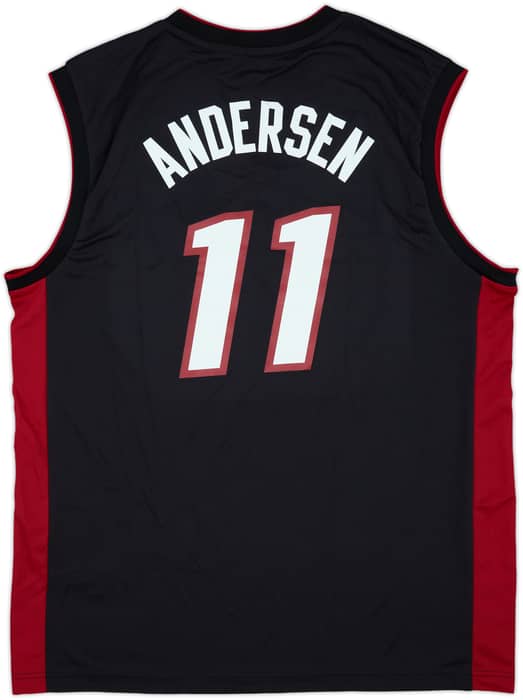 2013-14 Miami Heat Andersen #11 adidas Away Jersey (L)