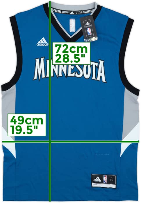 2014-17 Minnesota Timberwolves adidas Away Jersey (S)