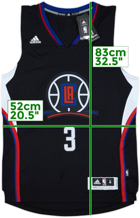 2015-17 LA Clippers Paul #3 adidas Swingman Alternate Jersey (M)