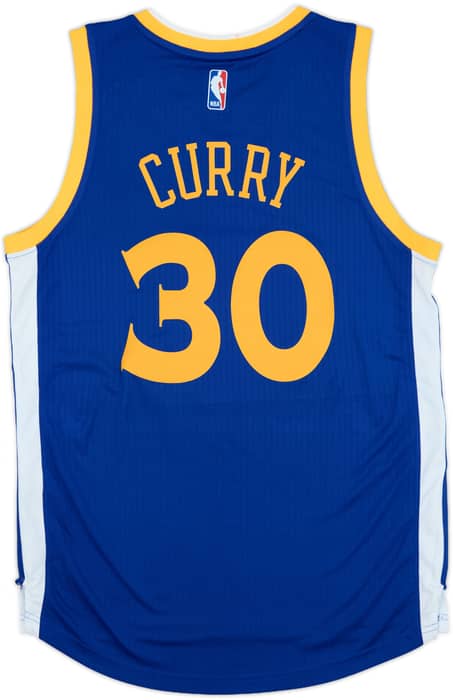2014-17 Golden State Warriors Curry #30 adidas Swingman Away Jersey - 9/10 - (S)