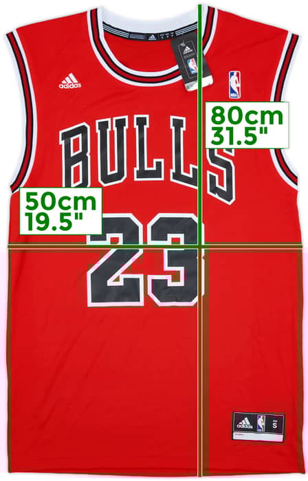 2010-14 Chicago Bulls Jordan #23 adidas Away Jersey (S)