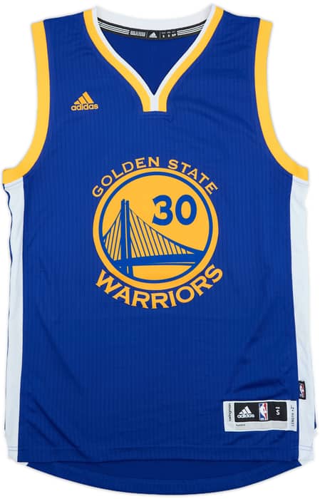 2014-17 Golden State Warriors Curry #30 adidas Swingman Away Jersey (S)