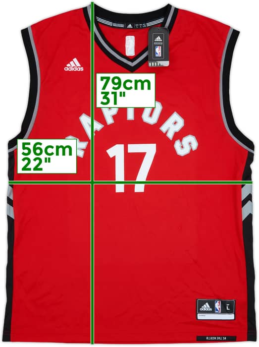 2015-17 Toronto Raptors Vala #17 adidas Away Jersey (L)