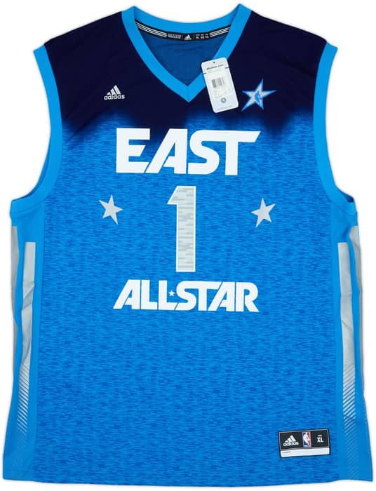 2012 NBA All-Star Team East Rose #1 adidas Jersey (XL)