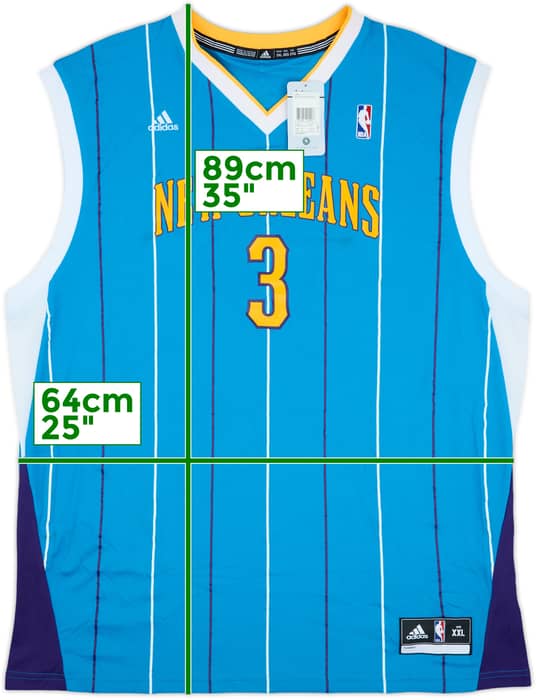 2010-11 New Orleans Pelicans Paul #3 adidas Away Jersey (XXL)