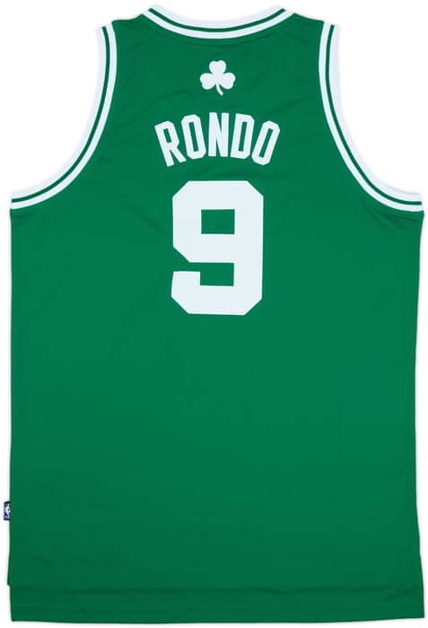 2010-14 Boston Celtics Rondo #9 adidas Swingman Away Jersey (L)