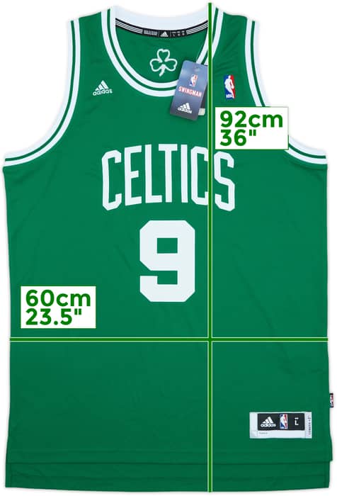 2010-14 Boston Celtics Rondo #9 adidas Swingman Away Jersey (L)