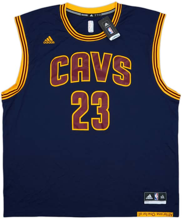 2014-17 Cleveland Cavaliers James #23 adidas Alternate Jersey (XXL)