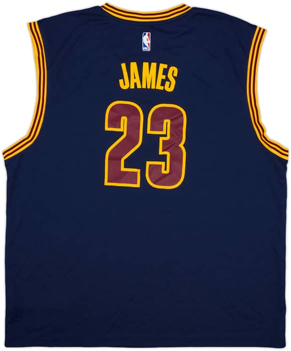 2014-17 Cleveland Cavaliers James #23 adidas Alternate Jersey (XXL)