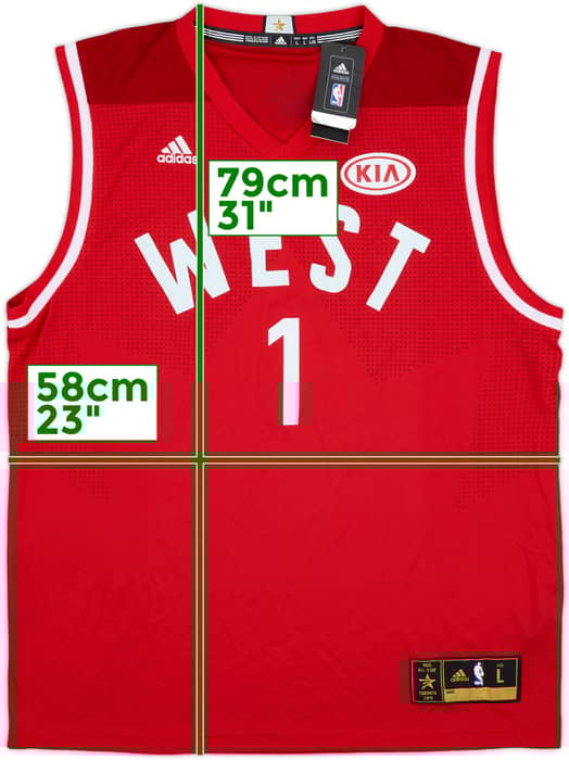 2016 NBA All-Star Team West Davis #1 adidas Jersey (L)