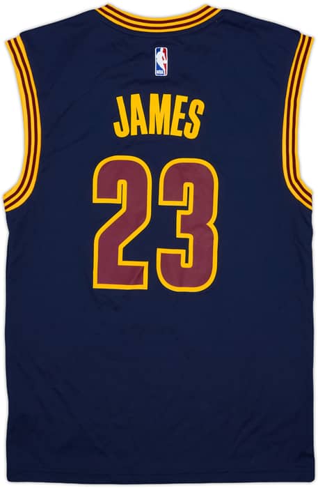 2014-17 Cleveland Cavaliers James #23 adidas Alternate Jersey (S)