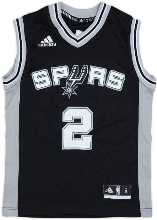 2014-17 San Antonio Spurs Leonard #2 adidas Away Jersey - 10/10 - (S.Boys)