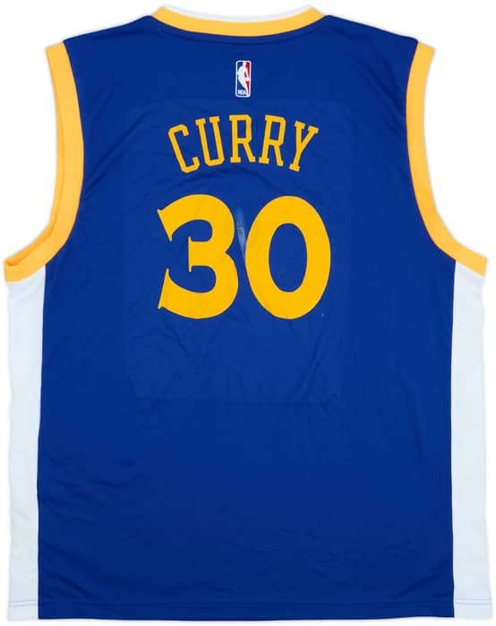 2014-17 Golden State Warriors Curry #30 adidas Away Jersey (XL)