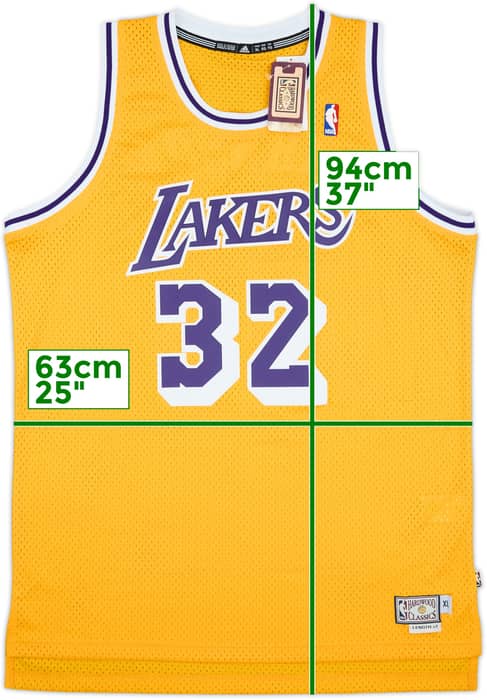 1979-80 LA Lakers Johnson #32 adidas Hardwood Classics Swingman Home Jersey (XL)