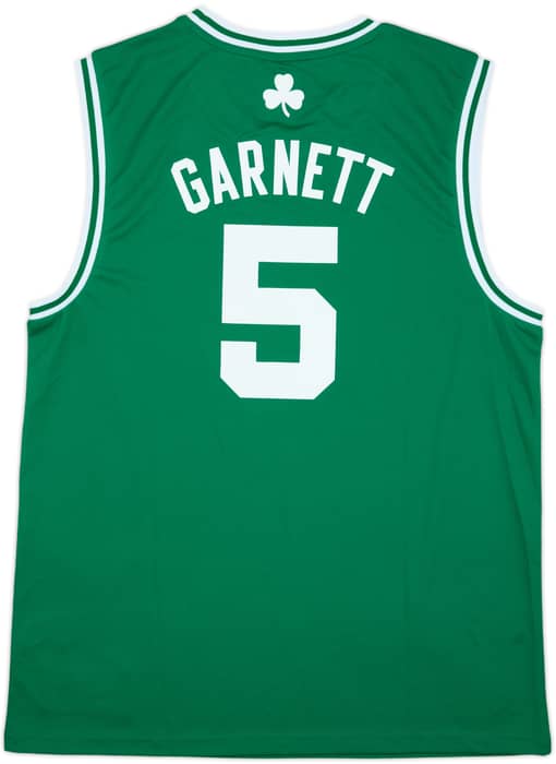 2010-13 Boston Celtics Garnett #5 adidas Away Jersey (L)