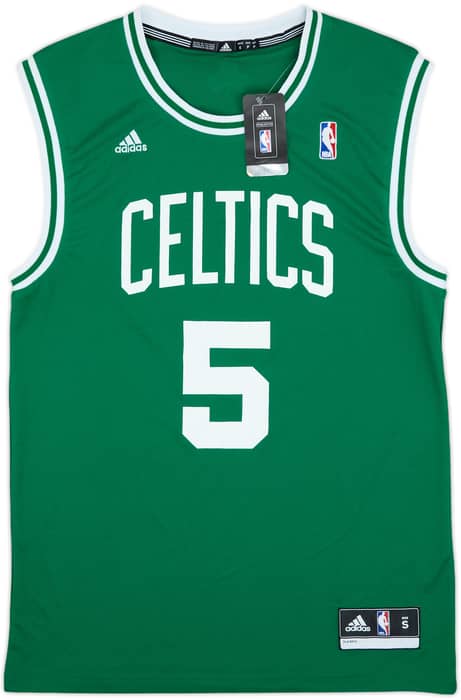 2010-13 Boston Celtics Garnett #5 adidas Away Jersey (S)