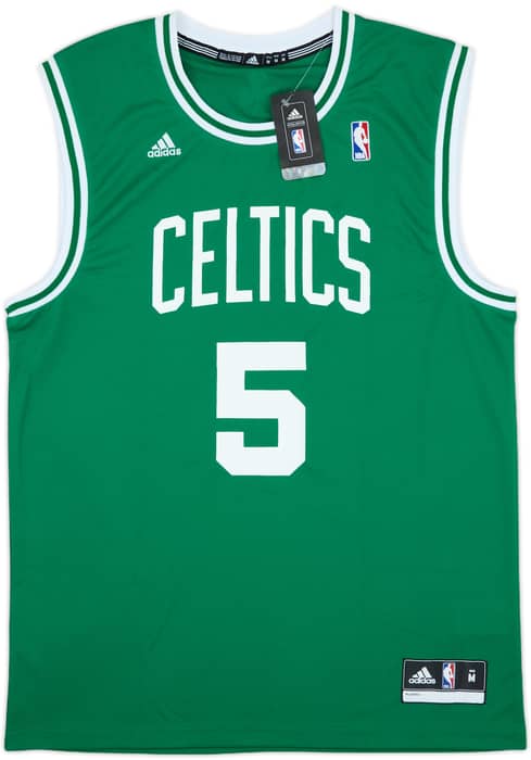 2010-13 Boston Celtics Garnett #5 adidas Away Jersey (M)