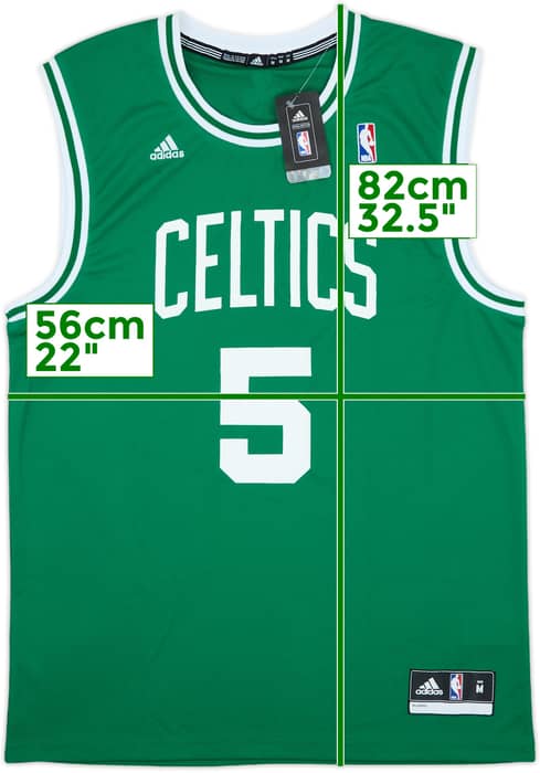 2010-13 Boston Celtics Garnett #5 adidas Away Jersey (M)