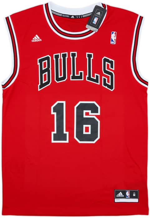 2014 Chicago Bulls Gasol #16 adidas Away Jersey (M)