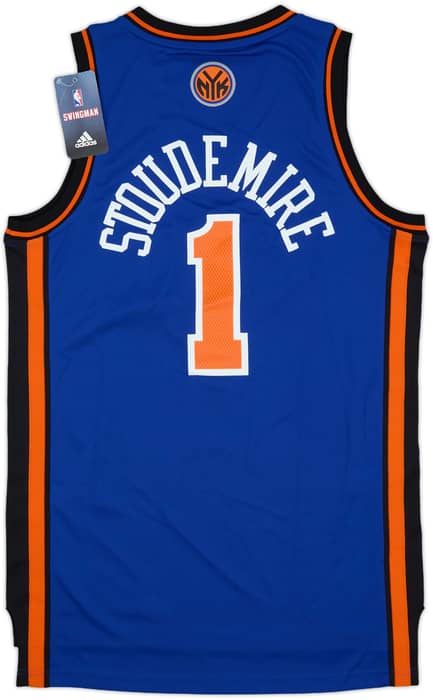 2010-12 New York Knicks Stoudemire #1 adidas Swingman Away Jersey (S)