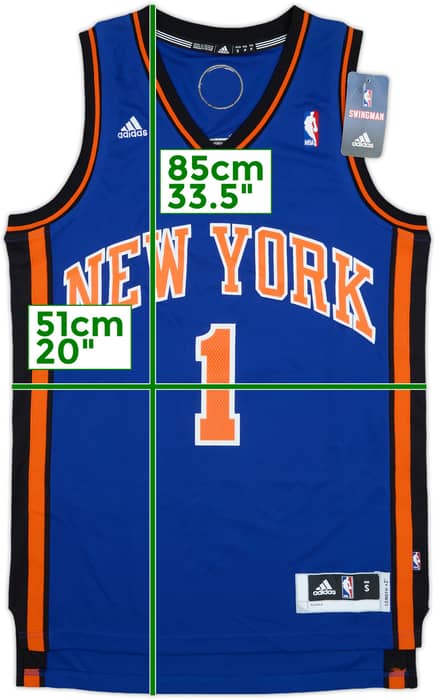 2010-12 New York Knicks Stoudemire #1 adidas Swingman Away Jersey (S)