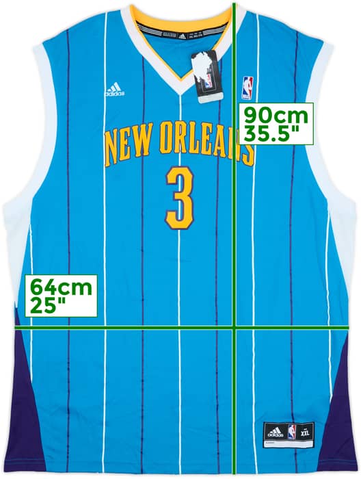 2010-11 New Orleans Pelicans Paul #3 adidas Away Jersey (XXL)