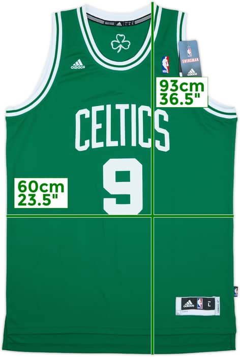 2010-14 Boston Celtics Rondo #9 adidas Swingman Away Jersey (L)