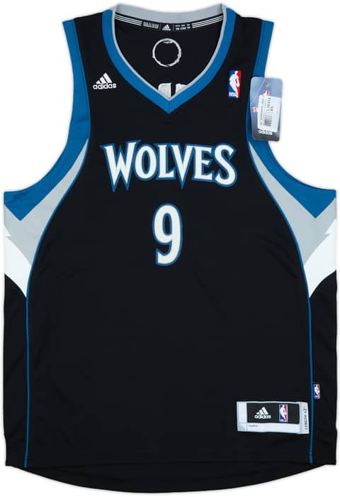 2011-13 Minnesota Timberwolves Rubio #9 adidas Swingman Alternate Jersey (XS)