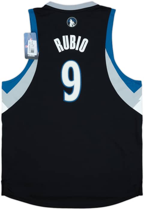2011-13 Minnesota Timberwolves Rubio #9 adidas Swingman Alternate Jersey (XS)