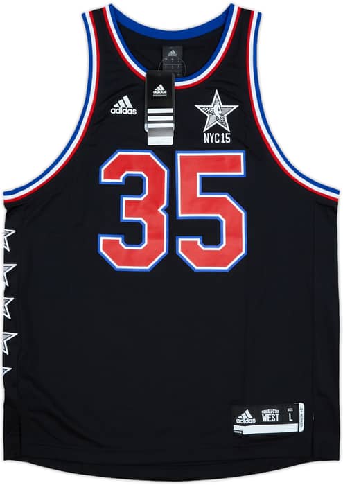 2015 NBA All-Star Team West Durant #35 adidas Jersey (L)